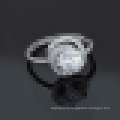 Lovers 925 Sterling Silver Inlay Crystal Opening Ring